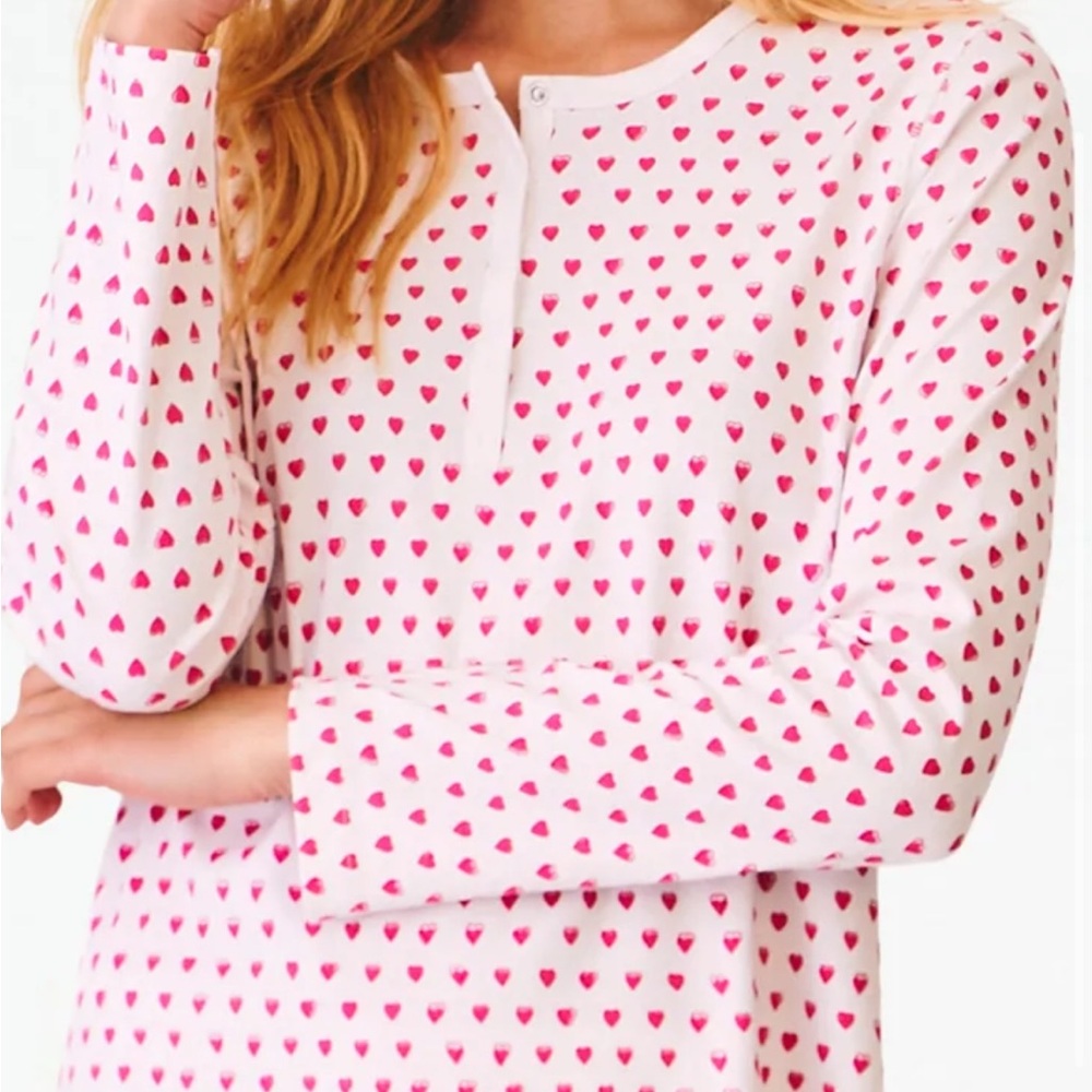 Roller Rabbit Pink Heart Pajamas Size XS